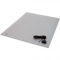 Transforming Technologies MT2436GY 2 Layer Rubber ESD-Safe Table Mat, Gray, 24