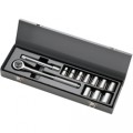 Armstrong Tools 15-523A Socket Set, 12piece, 1/2