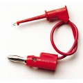 Pomona 5053-36-2 MICROGRABBER TEST CLIP TO STACKING BANANA PLUG PATCH CORD,3F 