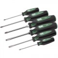 SK Hand Tools 86330 6 Pc CushionGrip Screwdriver Set 