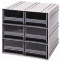 Quantum Storage Systems QIC-83 8 Drawer Interlocking Storage Cabinet 