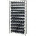 Quantum Storage Systems WR12-105CO 12-Shelf Stationary Unit with 77 Conductive Bins, 24