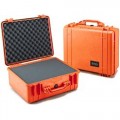 Pelican 1550 Orange Foam Filled All Weather Case  18-7/16 x 14 x 7-5/8