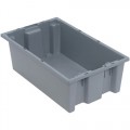 Quantum Storage Systems SNT180 Stack and Nest Tote, Grey, 18