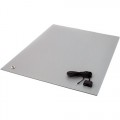Transforming Technologies MT2460GY 2 Layer Rubber ESD-Safe Table Mat, Gray, 24