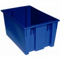 Quantum Storage Systems SNT300 Stack and Nest Tote, Blue, 29-1/2