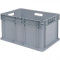 Akro-Mils 37-686 Straight Wall Container (Solid Base/Solid Sides), O.D. 23-3/4