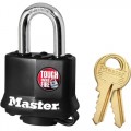 Masterlock 311D Weather Tough Lock, Black, 1-1/8