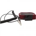 Botron B96128 Adjustable Wrist Strap with 12' Cord, Burgundy, 1/8