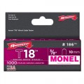 Arrow 186M T18 3/8  Inch (10mm) Monel Staples 