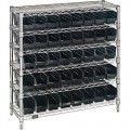 Quantum Storage Systems WR6-36-1236-101CO 6-Shelf Stationary Unit with 40 Conductive Bins, 12