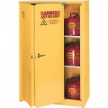 Eagle 1945 Flammable Liquid Safety Storage Cabinet with Sliding Self Close Doors, 45 Gallon Capacity 