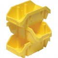 Quantum Storage Systems QP965 QuickPick Bins, Yellow, OD 9-1/2