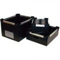 Conductive Containers Inc. DT4140 ESD-Safe Conductive Fluted Plastic Tote, 22-7/8
