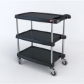 Metro MY1627-34BL myCart™ 3 Shelf Utility Cart, 16