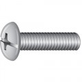 BZL04012 Combination Slotted Round Head Machine Screw Zinc Plated 1/4-20 X 3/8