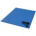 Transforming Technologies MT2472RB 2 Layer Rubber ESD-Safe Table Mat, Royal Blue, 24