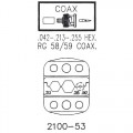 Sargent 2100-53 COAX DYE ROSTRA SARGENT 