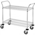 Quantum Storage Systems WRC-2436-2CO ESD-Safe 2-Shelf Utility Cart, 24