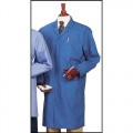 Worklon 473 Blue Unisex Lab Coat, Size Medium 