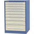 Vidmar SEP2025AL 9-Drawer Cabinet with 184 Compartments 