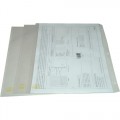 Botron B7411 Static Dissipative Sheet Protectors, 6 mil,  8.5