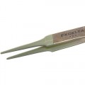Excelta 2A-SA-TC-3.00 Flat Round Nose Tweezer Teflon Coated 