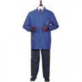 Worklon 3432 Royal Blue Unisex 3/4 Length Coat, Size Medium 