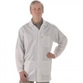 Tech Wear LEQ-13-L ESD-Safe 3/4 Length Shielding Coat, White, Large 