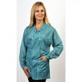 Tech Wear LOJ-83-5XL TEAL ESD SAFE JACKET W/3 POCKETS 