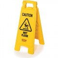 Rubbermaid 6112-77 Floor Sign with 