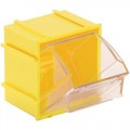Quantum Storage Systems QTB409 Individual Tip Out Bin, Yellow, 2-3/8