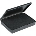 Protektive Pak 57008 Conductive Hinged Boxes with Foam and Molded ESD Symbol on Cover, (9.02