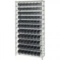 Quantum Storage Systems WR12-101CO 12-Shelf Stationary Unit with 77 Conductive Bins, 12
