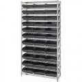 Quantum Storage Systems WR12-116CO 12-Shelf Stationary Unit with 33 Conductive Bins, 24