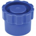 EFD 7012198 Snap-On Tip Cap, Blue, 50/Box