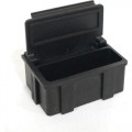 Transforming Technologies SM0874 ESD-Safe SMD Storge Box with Black Lid, 37 x 12 x 15 mm 