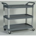 Rubbermaid 4091-00-GRAY X-TRA Utility Cart, Open Sided 