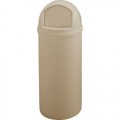 Rubbermaid 8170-88 BEIGE TRASH CONTAINER 25GAL 