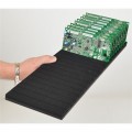 Conductive Containers Inc. SR1806 ESD-Safe PCB Grid Rack with 20 Slots, O.D. 18