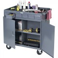 Durham MFG 662-95 2-Sided Mobile Cart/Workstation 