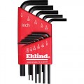 Eklind 10111 11PC HEX-L KEY SET SHORT ARM KEYS EKLIND 