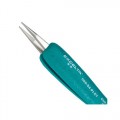 Excelta 00D-SA-PI-ET Straight Strong Point Anti-magnetic Tweezer Serrated tips - Ergonomic 