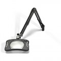 O.C. White 82400-4-B Rectangular LED Illuminated Magnifier, Charcoal Mist 