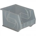 Lewis Bins PB108-7 Clear Parts Bins-OD 10-3/4