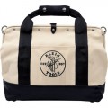 Klein 5003-18 18-Inch Pocket Canvas Tool Bag with Leather Bottom 