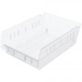 Akro-Mils 30150SCLAR Clear Shelf Bins 12/Carton, OD 11-5/8