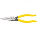 Klein D203-8 KLEIN LONG NOSE 8 PLIERS W/SIDE CUTTER 