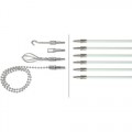Jonard RDG-30 30 foot Glow Rod Kit with Six 5' Rods, Eyelet, Ball Chain and Wisk and Hook 