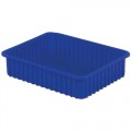 Lewis Bins DC3050 Divider Tote Box, Blue, 22.4